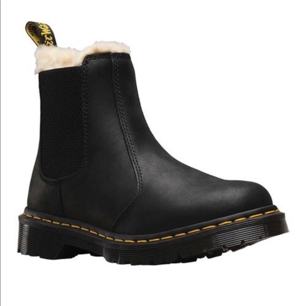 Dr Martens Women’s Leonor’s Chelsea Boot Fur Lined